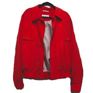 Vintage Pal Zileri Red Lightweight Jacket Size Medium Men’s Gruppo Forall